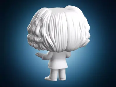 Edna Mode Incredibles Funko Pop Style Figure 3D print model