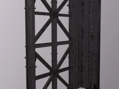 Giant Gate Low-poly 3D model