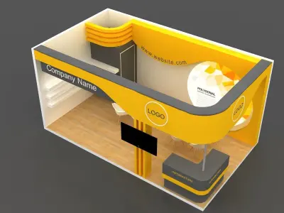 exhibition  3D model