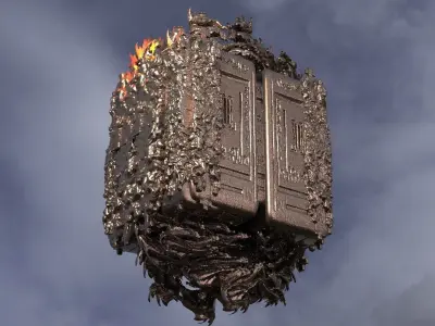 Dantes Inferno Hell Cube Dimension shift  3D model