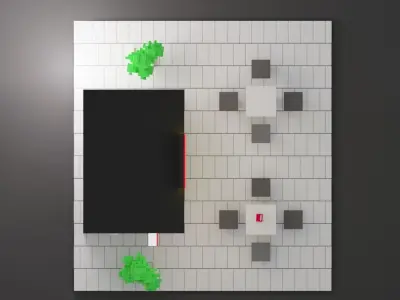 Street Food Isometric 3D model