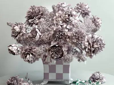  Pionea spiraea bouquet 