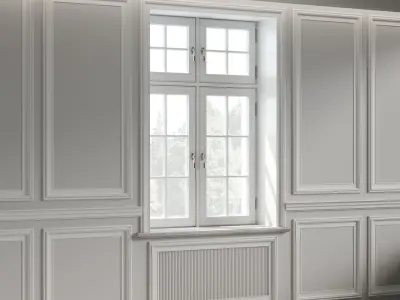 Classic window 7 3D model