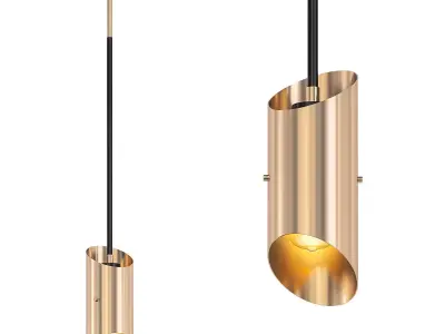 SP008 modern brass pendant light 3D model