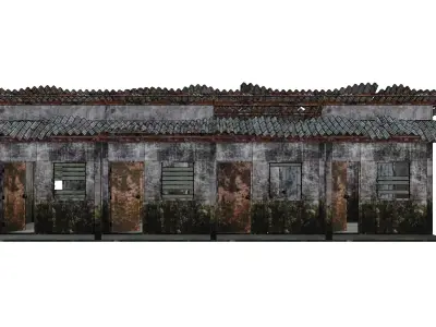 Thai Dorm Abandoned 3D model