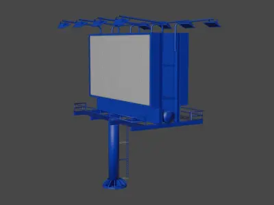 Street Billboards 3D model