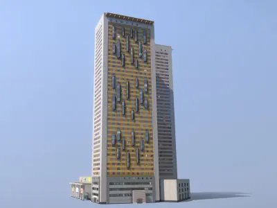MSK Building 26 Low-poly 3D model