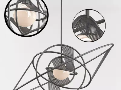 Pouenat ferronnier lighting 3D model