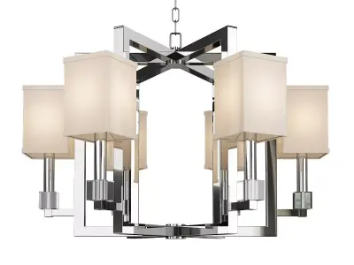 Dixon Chandelier Low-poly 3D model