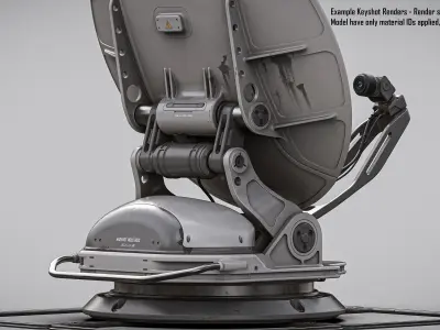 Sci-Fi Satellite Antenna 3D model