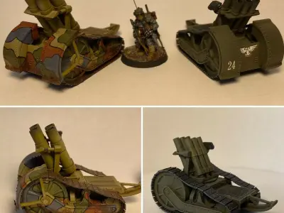 Renault Pattern Multi-mortar  3D print model