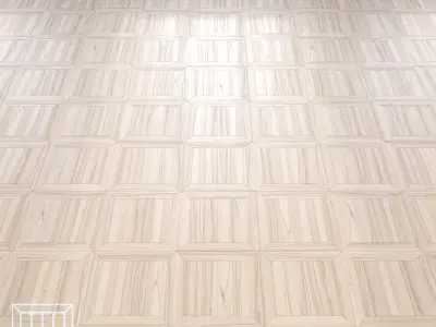 Parquet - Laminate - Wooden floor Low-poly 3D model 2