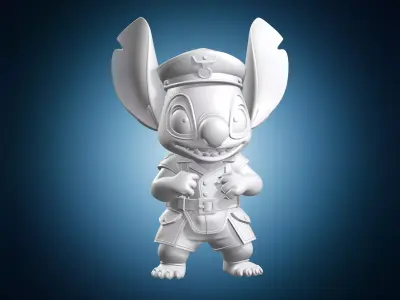 Military Officer Statue 3D print model