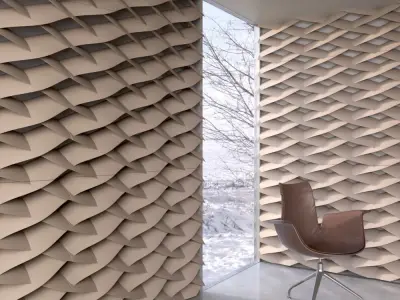 Archmodels vol 147 - decorative walls and furniture 3D model