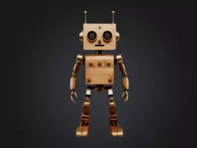 Robot 3D model 10