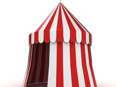 Circus Tent 3D model