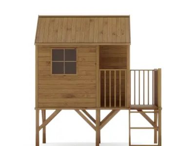 Kids Garden Playhouse 3D model