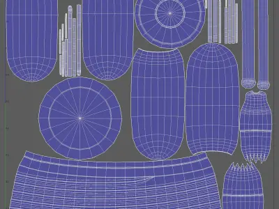 Lightbulb - T10 Tube Vintage Edison Bulb Low-poly 3D model