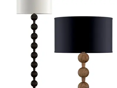 Hugo Barbell Floor Lamp 3D model