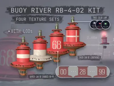 Buoy River RB-4-02 3D Model Pack