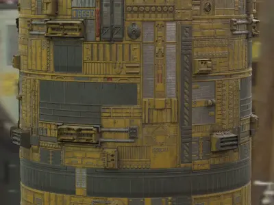 Scifi Wall Panel Texture Texture