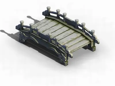 River Yang City - Bridge -05 3D model