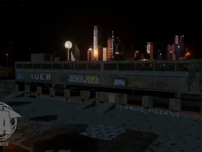 Warehouse Environment Low-poly 3D model