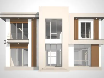 house Low-poly 3D model