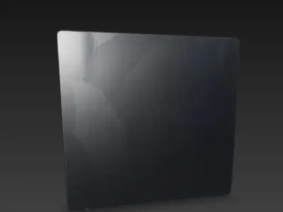 Square LED Panel Light 3D model