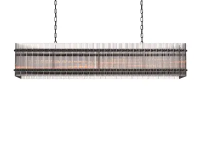 San Marco Rectangular Chandelier 54 in 3D model