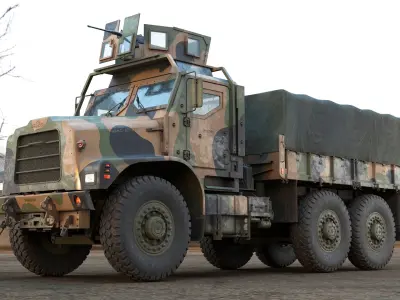  Cargo Truck Oshkosh MTVR MK23 PBR 