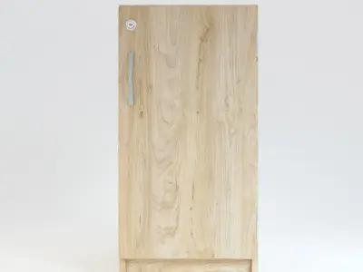 Wooden Cabinet 1 3D model