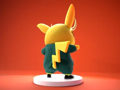 Pikachu Loki - PikaLoki 3D print model
