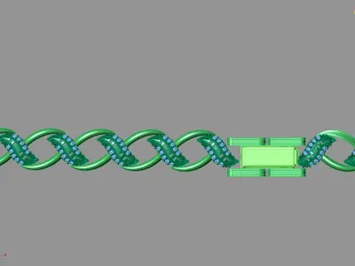 Womens Bracelets Gents Bracelets Mens Bracelets Bangles 3DM  3D print model
