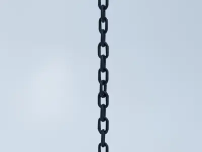 Simple BALL and CHAIN model Free 3D model