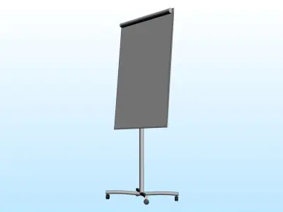 FLIP CHART 3D model