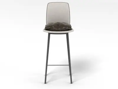 KFF Lhasa Bar Stool 3D model