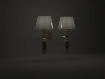 Wall  Sconce Model One Low-poly 3D model