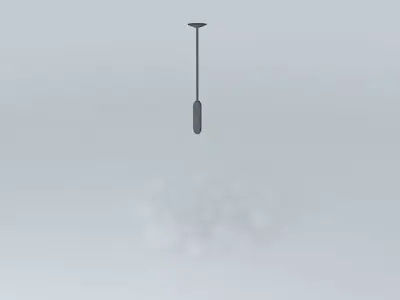 Glass Ball Cloud Chandelier 3D model