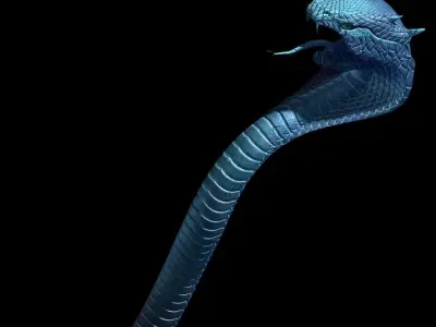 Magic Palace - Religion - Stone Snake 02 3D model