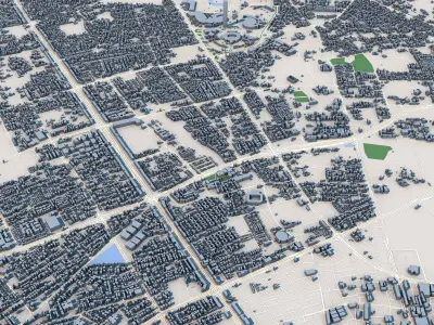 Doha City Qatar 3D model