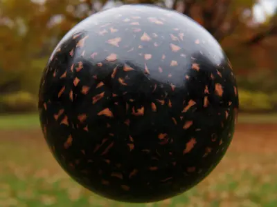 Procedural Fiery Amber Lava Marble Shader Texture Texture