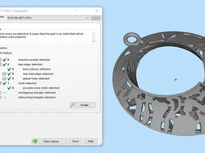 Half set 0071 3D print model