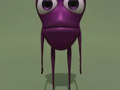 Purple Monster 3D model