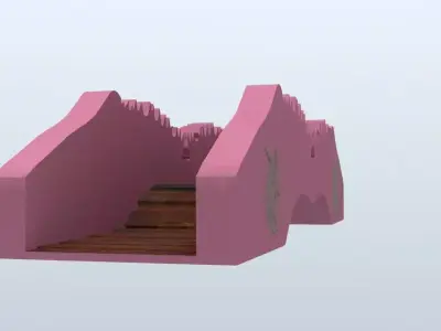 dragon bridge toy 3D model