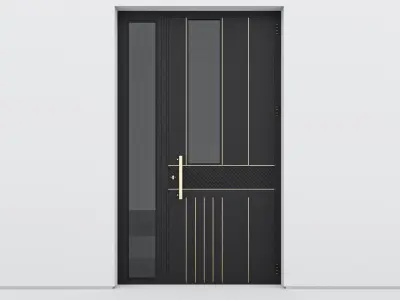 Aluminium door 282 3D model