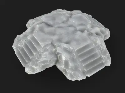 Staris Rock 12 Low-poly 3D model