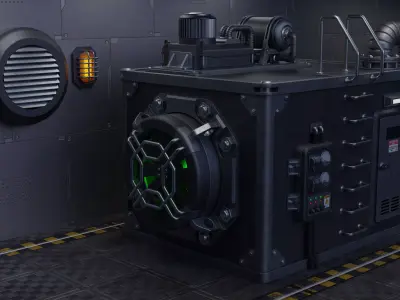 Sci-Fi Generator - Transformer 3D model