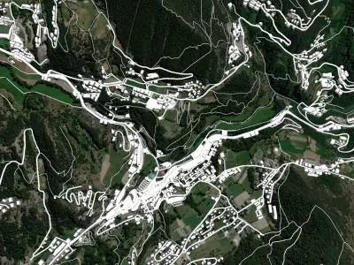 Cityscape La Masana  Andorra 3D model