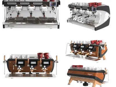 Astoria coffee machines  3D Model Pack